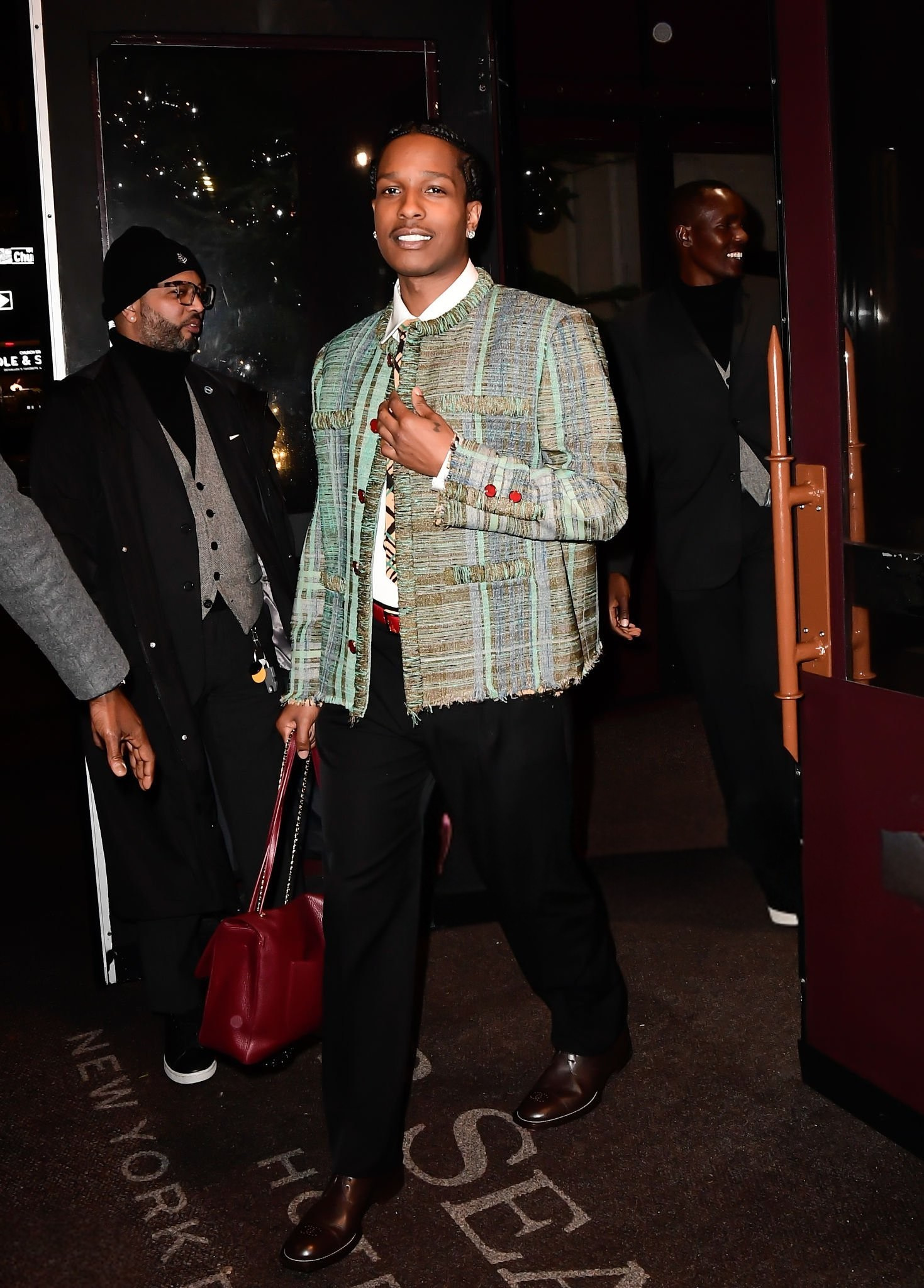 A$AP Rocky Tweed Jacket Look – Full Breakdown